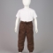WİKİLANDJEANS 2174-ERKEK 8/12 YAŞ ÇITÇIT DETAYLI LASTİKLİ PİEFTİ KETEN PANTOLON